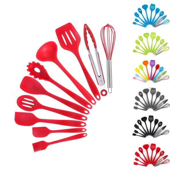 10-Piece Kitchen Utensil Set with Silicone Handles — product image 6