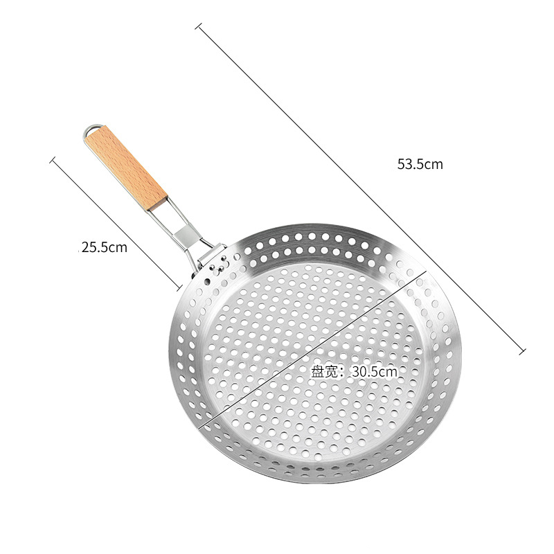 Grill Baskets with Wooden Handles — product detail 2 | YinHao Houseware