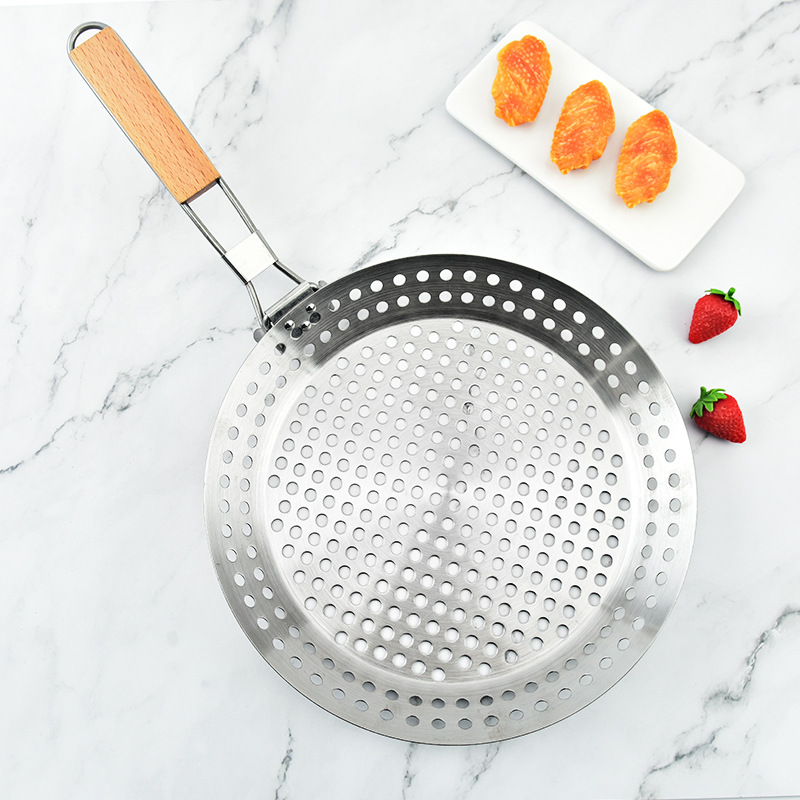 Grill Baskets with Wooden Handles — product detail 3 | YinHao Houseware