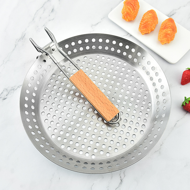 Grill Baskets with Wooden Handles — product detail 4 | YinHao Houseware