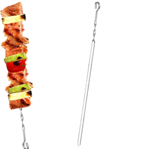 6-Piece 23.6 Inch Heavy-Duty BBQ Skewers | YinHao Houseware