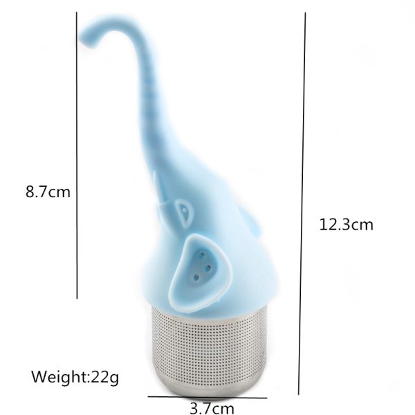 Tea Infuser with Silicone Handles for Loose Leaf Tea — product image 2