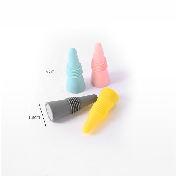 Bottle Stopper with Silicone Handles — product image 2