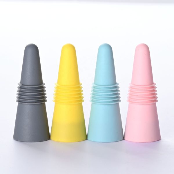 Bottle Stopper with Silicone Handles — product image 1