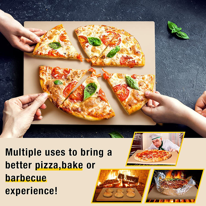 Thermal Shock Resistant Rectangle Pizza Oven Stone 2.jpg