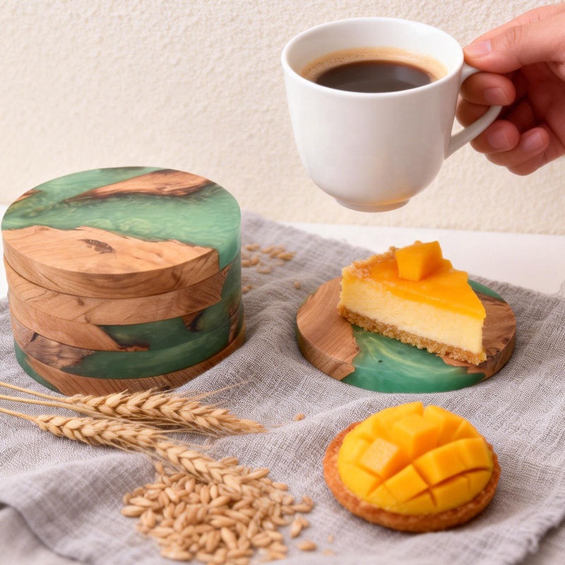 River-Pattern Coaster — product detail 4 | YinHao Houseware