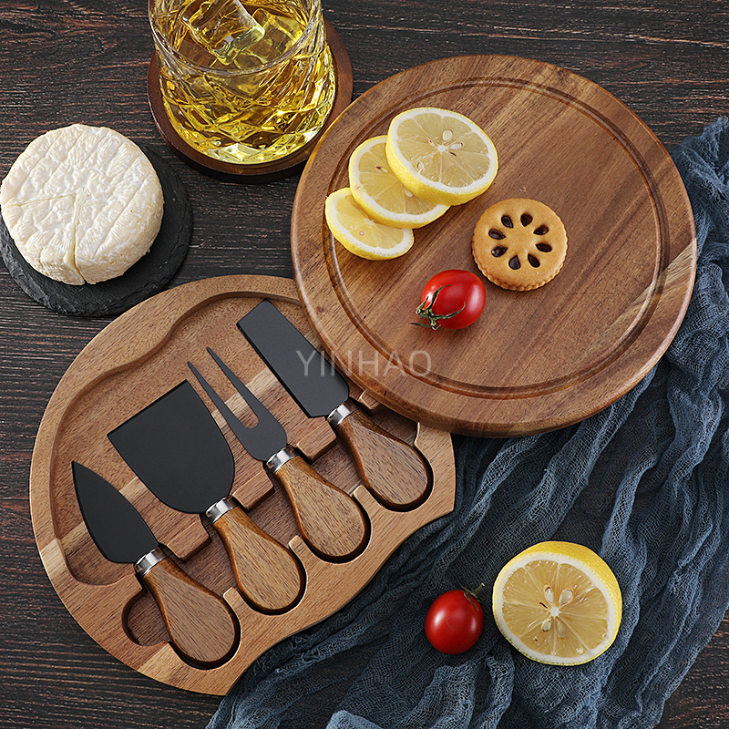 Round Cheese Board Set — product detail 4 | YinHao Houseware