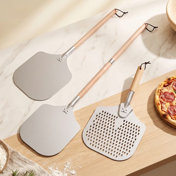 12x14 Inch Pizza Peel with Detachable Wooden Handle — product image 6