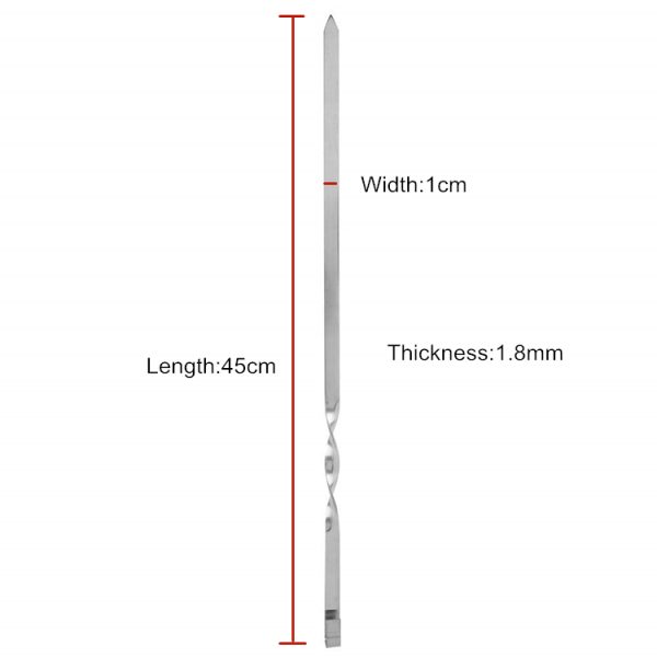 17.7 Inch BBQ Skewers — product image 2