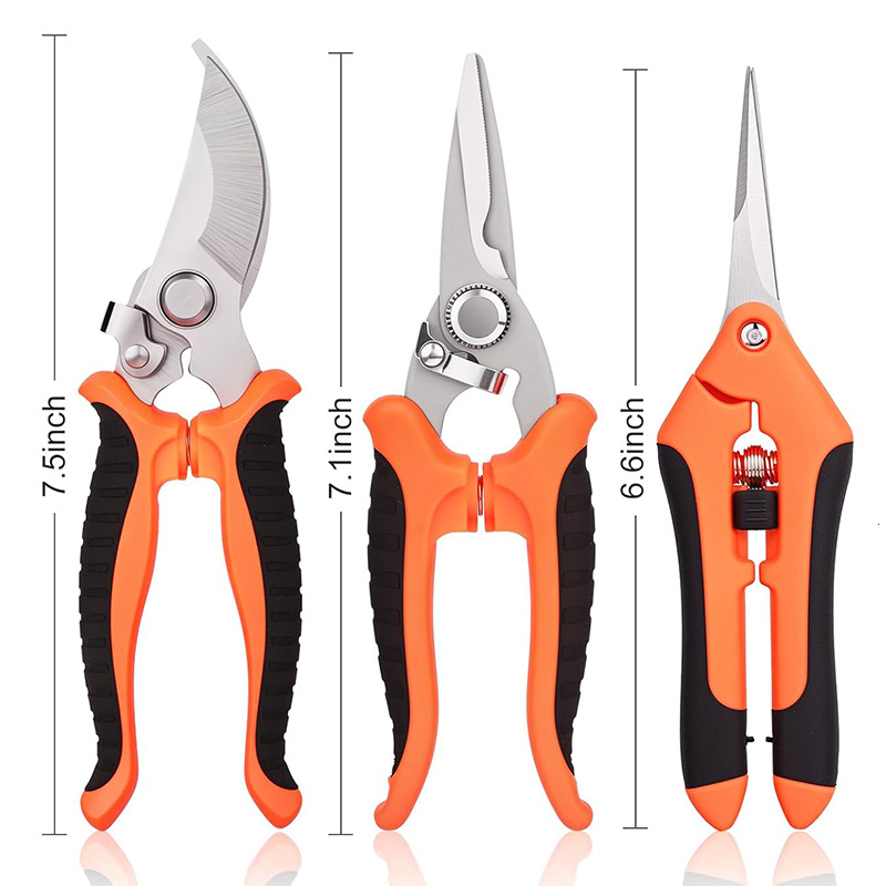 YINHAO 3 Pieces Garden Stainless Steel Pruner 1.jpg