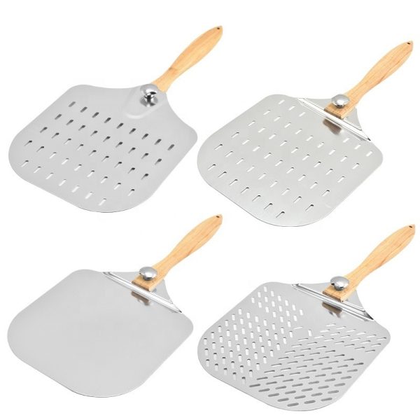 12x14 Inch Pizza Peel with Folding Wooden Handle — product image 6