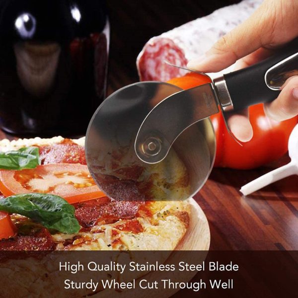 4-Piece Pizza Peel Set with Folding Wooden Handle — product image 5