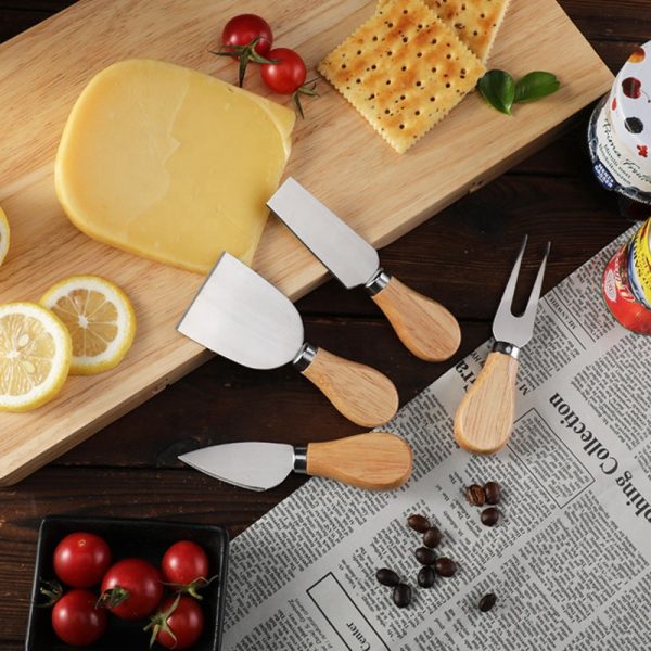 4-Piece Charcuterie Board Set with Cutlery Drawer — product image 3
