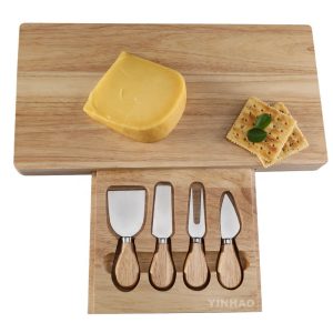 4-Piece Charcuterie Board Set with Cutlery Drawer | YinHao Houseware