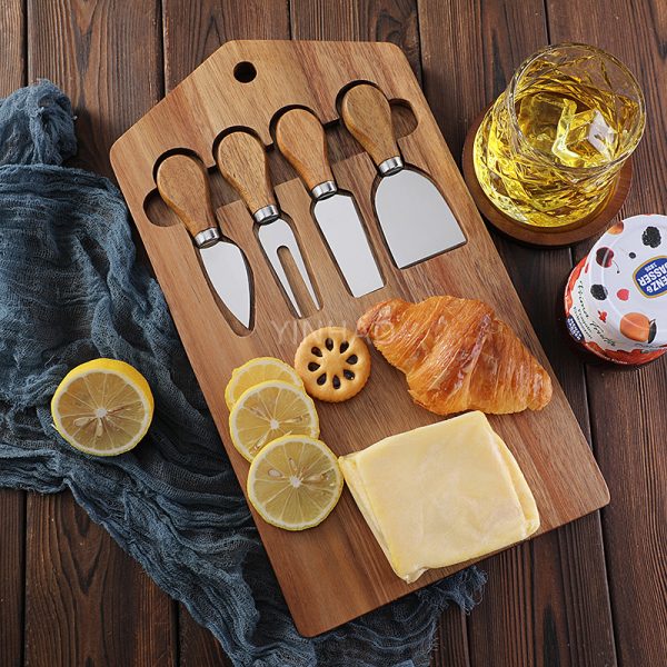 Cheese Board & Knife Set with Acacia Wood Handles — product image 5