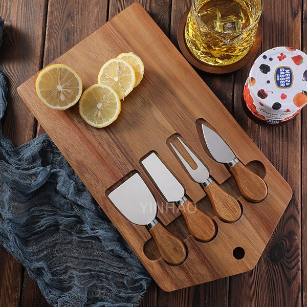 Cheese Board & Knife Set with Acacia Wood Handles — product image 6
