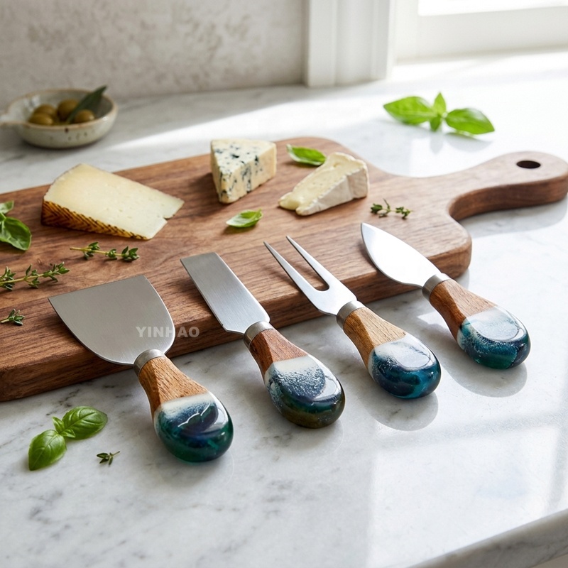 14x8 Inch Cheese Board Set for Gifting — product detail 3 | YinHao Houseware