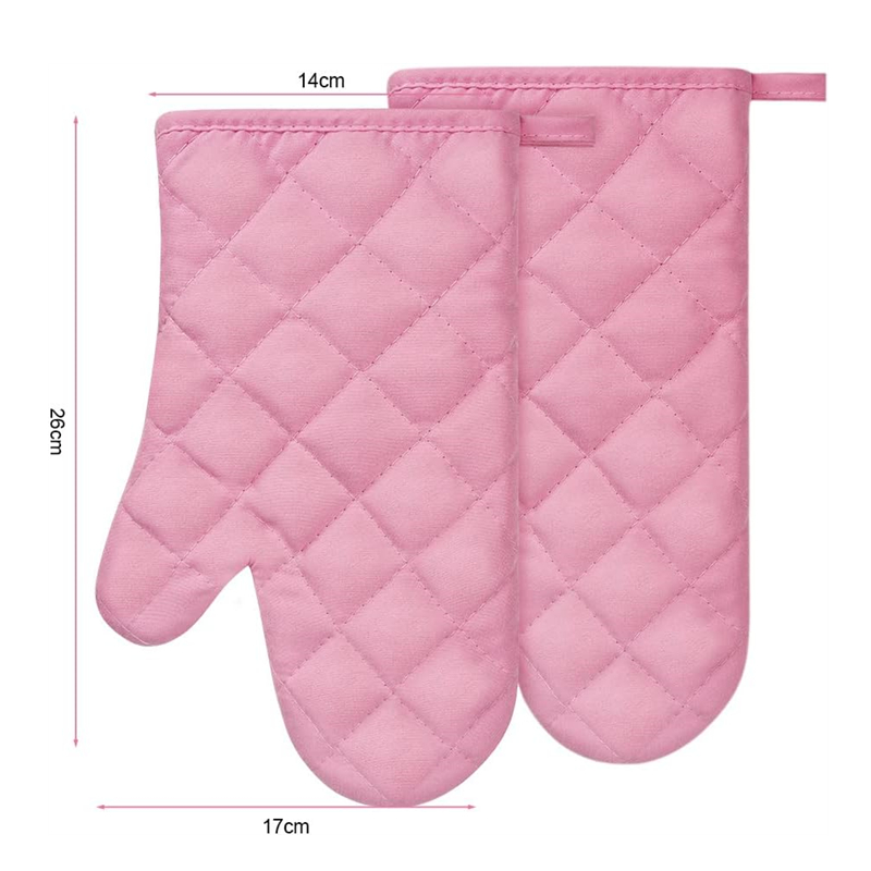 YINHAO Cotton Infill Oven Mitts Kitchen Mittens 1.jpg