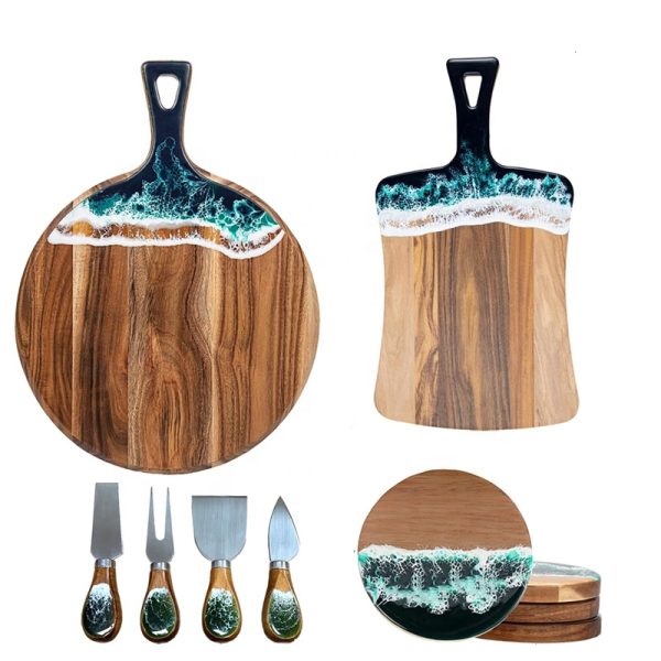 Acacia Wood Cutting Board Set for Gifting — product image 1