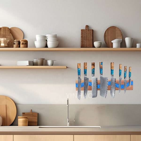 Cheese Knife Set with Resin & Wood Handles — product image 5