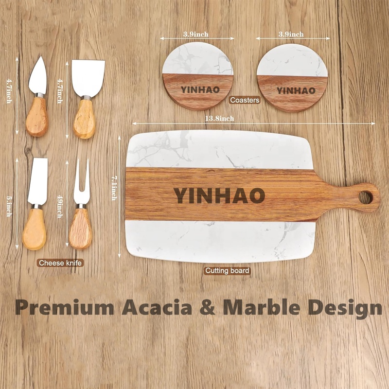 YINHAO Custom Logo Acacia Wood Marble Charcuterie 1.jpg