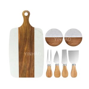 YINHAO Custom Logo Acacia Wood Marble Charcuterie.jpg