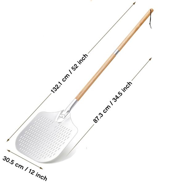 Perforated 12x14 Inch Pizza Peel — product image 2