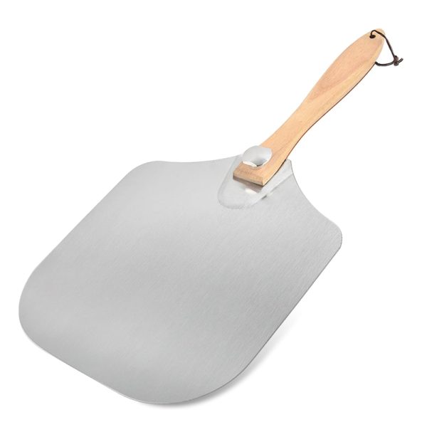 12 Inch Pizza Peel with Folding Wooden Handle — product image 4