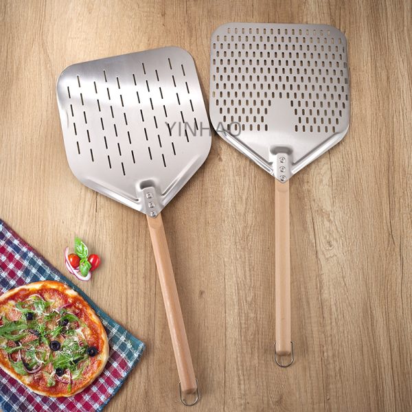 12 Inch Professional Pizza Peel with Detachable Wooden Handle — product image 4