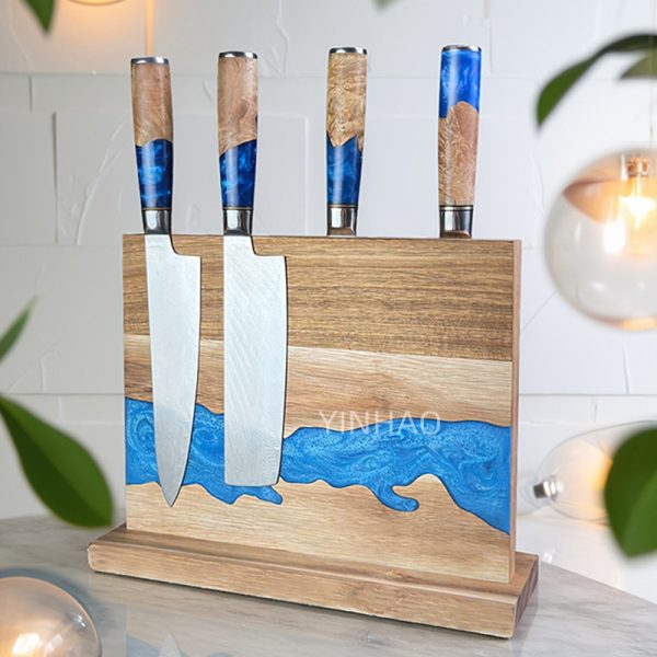 Acacia Wood Magnetic Knife Holder — product image 4