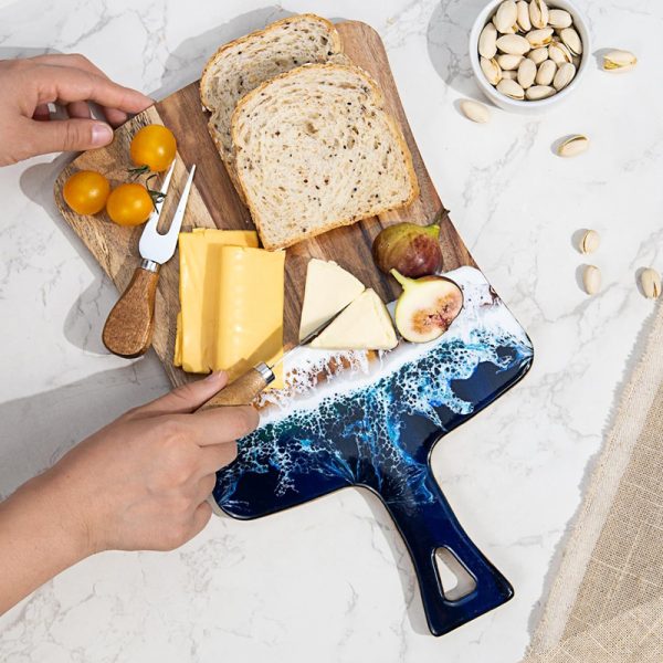 Resin Art Cheese Board Set for Gifting — product image 6