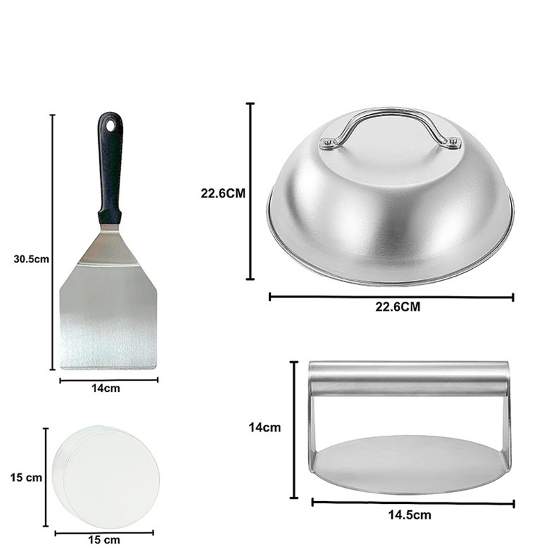 Heavy-Duty Burger Press Set — product detail 2 | YinHao Houseware