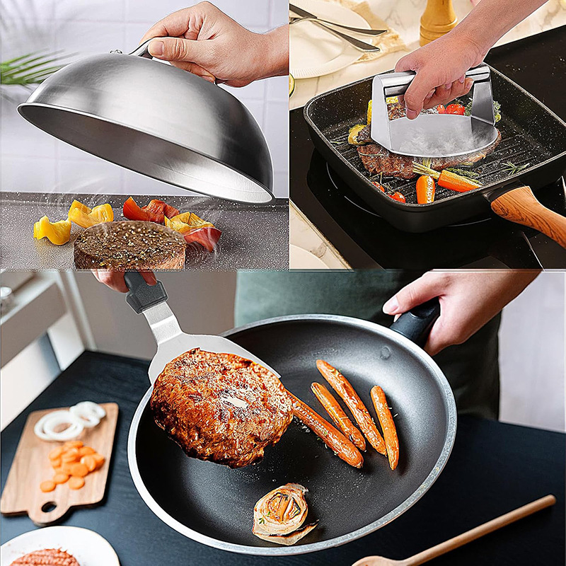 Heavy-Duty Burger Press Set — product detail 3 | YinHao Houseware