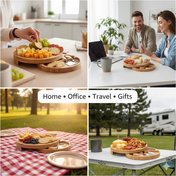 8 Inch Cheese Board Set — product image 5