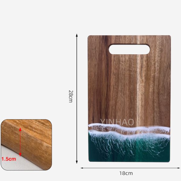 Resin Art Cutting Board for Wedding Gifts — product image 3