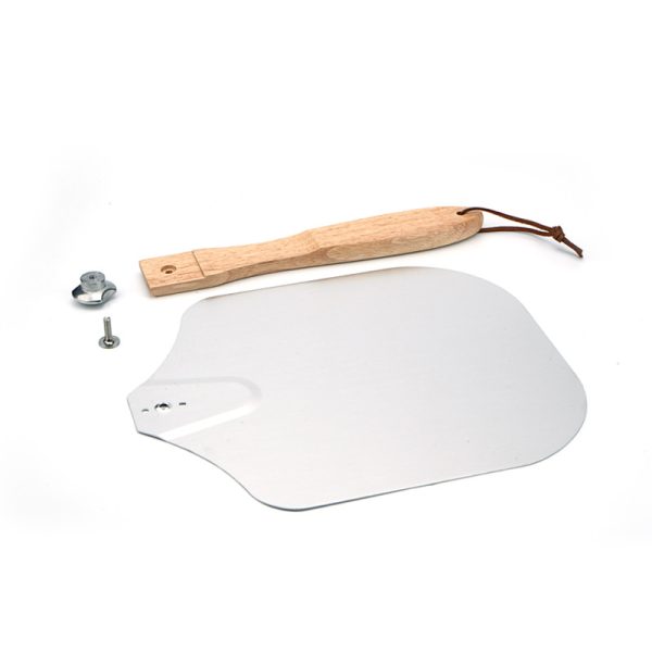 4-Piece 12x14 Inch Pizza Peel Set with Folding Wooden Handle — product image 2