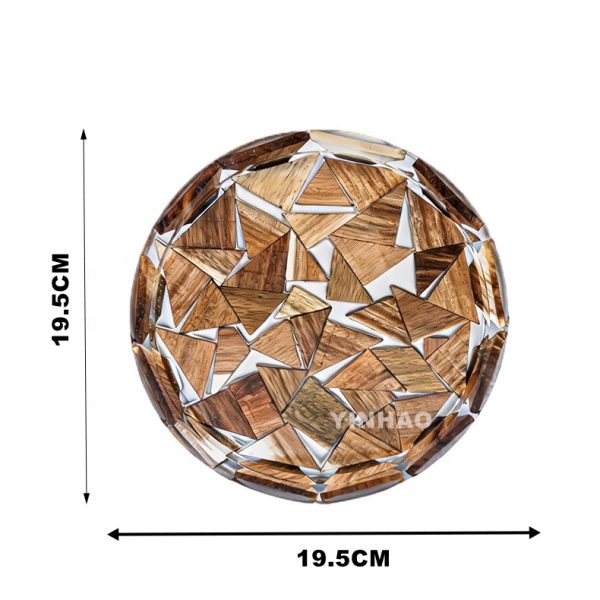 Serving Tray with Wooden Handles — product image 2