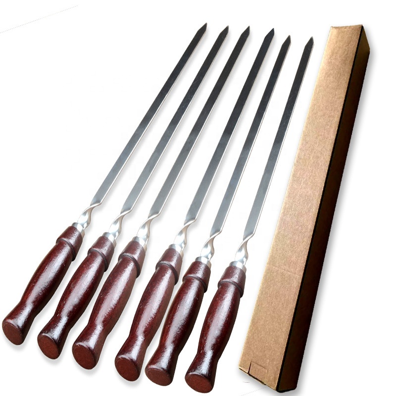 23.6 Inch BBQ Skewers with Wooden Handles — product detail 5 | YinHao Houseware