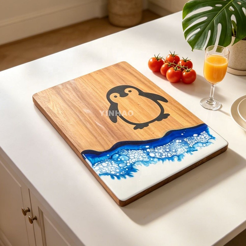Ocean Blue Cutting Board for Home Kitchen — product detail 3 | YinHao Houseware