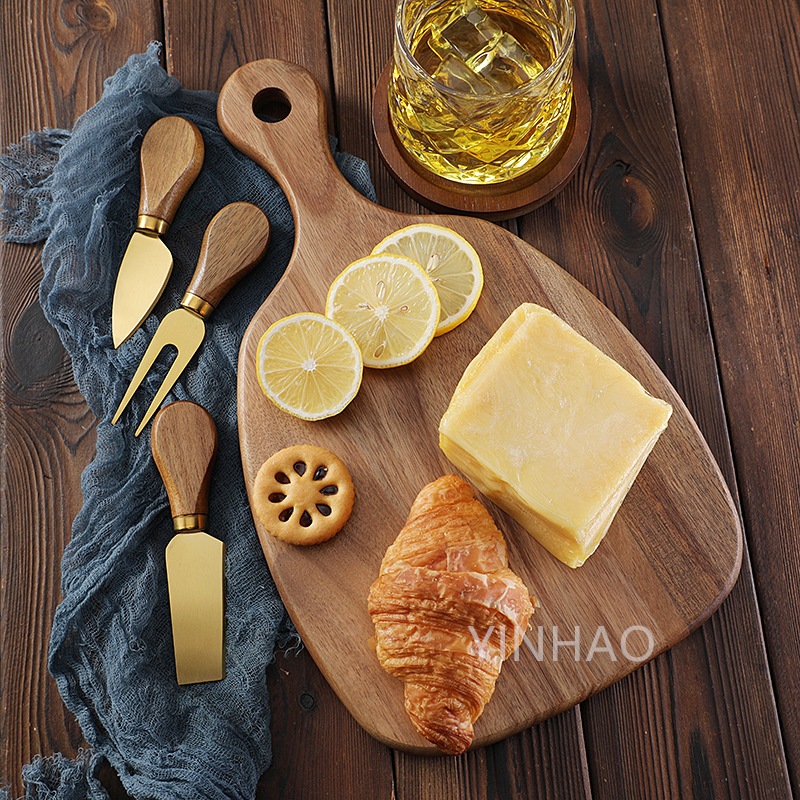 Gold Cheese Board Set — product detail 6 | YinHao Houseware