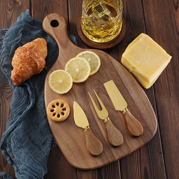 Gold Cheese Board Set — product image 1