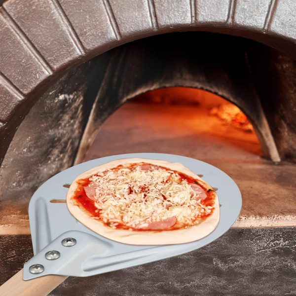 7 Inch Pizza Peel with Detachable Wooden Handle — product image 4