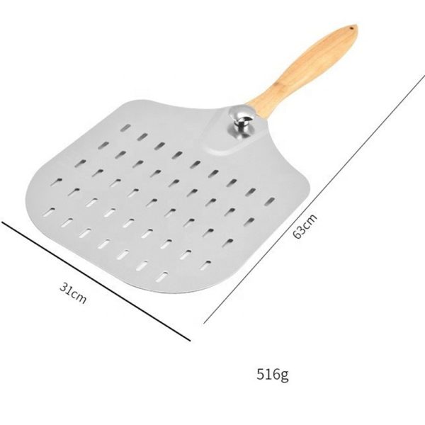 Pizza Peel Set with Folding Wooden Handle — product image 2