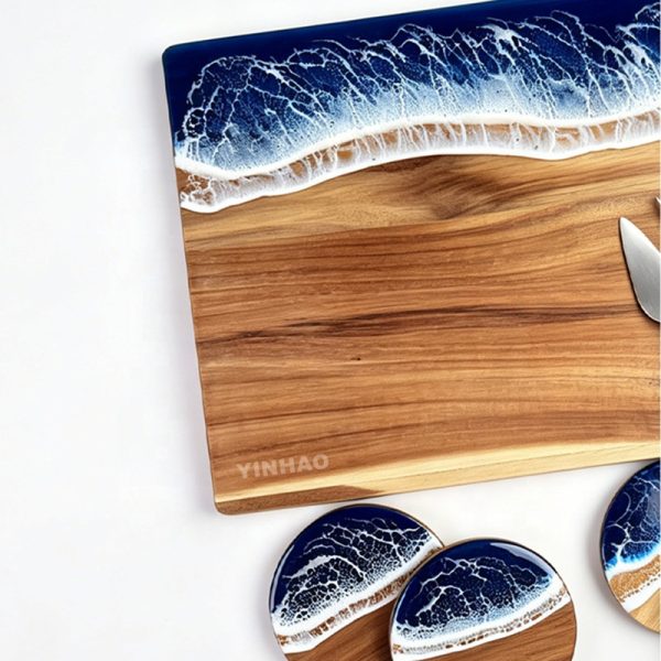 Resin Art Cutting Board for Cheese Platters — product image 4