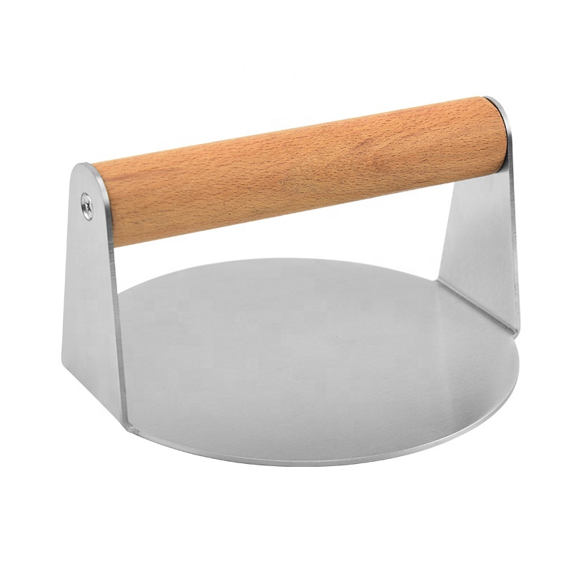 9 Inch Burger Press Set with Wooden Handles — product detail 5 | YinHao Houseware